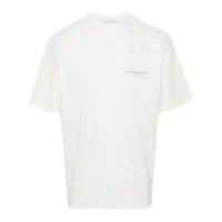 ih nom uh nit t-shirt en coton à logo imprimé - blanc