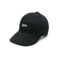 off-white casquette off stamp drill - noir