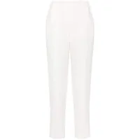 antonelli pantalon fuselé sidro à taille haute - blanc
