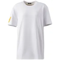 hogan t-shirt en coton à logo pailleté - blanc