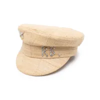 ruslan baginskiy casquette gavroche à logo appliqué - tons neutres