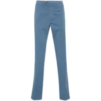 canali pantalon chino à coupe slim - bleu
