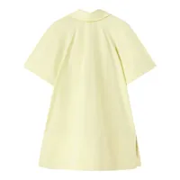 jil sander robe courte à design réversible - jaune