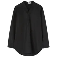 jil sander chemise saturday p.m en coton - noir