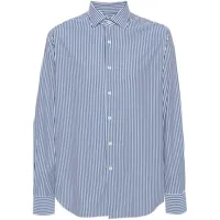 xacus chemise à rayures verticales - bleu