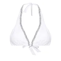 ermanno scervino chain-detail bikini top - blanc