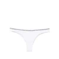 ermanno scervino chain-detail bikini bottoms - blanc