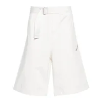 oamc short à ceinture décorative - blanc
