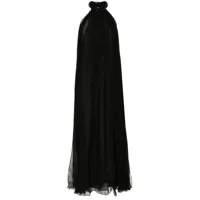 tom ford robe longue à ornements en cristal - noir