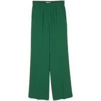 alberto biani pantalon à coupe droite - vert