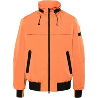 peuterey veste zippée skanor à capuche - orange