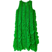 melitta baumeister robe mi-longue sans manches à fronces - vert