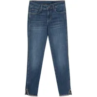 liu jo mid-rise skinny jeans - bleu