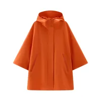 woolrich cape à simple boutonnage - orange