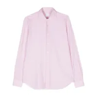 xacus chemise texturée à manches longues - rose