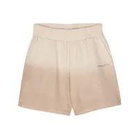 woolrich gradient-print cotton shorts - tons neutres