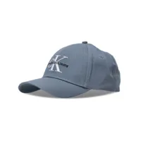 calvin klein casquette à logo brodé - bleu