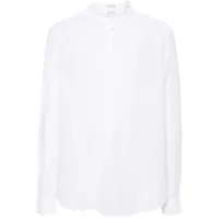 massimo alba chemise kos en lin - blanc