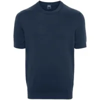 fedeli t-shirt léger en coton - bleu