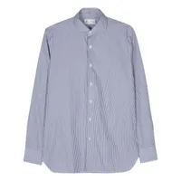 borrelli chemise en coton à rayures - bleu