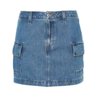 levi's jupe en jean à poches cargo - bleu