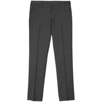 corneliani pantalon de costume à pinces - gris