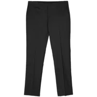 corneliani pantalon de costume fuselé - noir