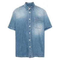 givenchy chemise en jean - bleu