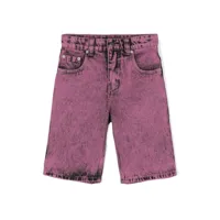 molo art washed-denim shorts - rose