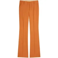 dries van noten pantalon de costume à coupe évasée - orange