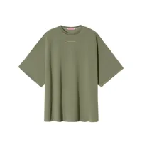 monochrome t-shirt en coton à imprimé bandana - vert