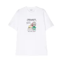 carhartt wip t-shirt art supply - blanc