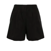 forte forte high-waist bermuda shorts - noir