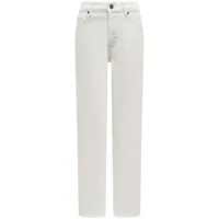 12 storeez 324 straight-leg jeans - blanc