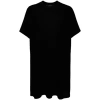 julius fine-knit cotton t-shirt - noir