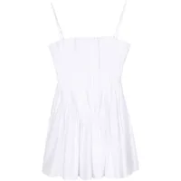 staud robe courte bella - blanc