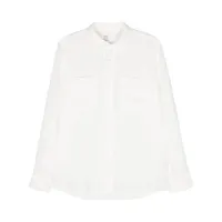 altea chemise en chambray de lin - blanc