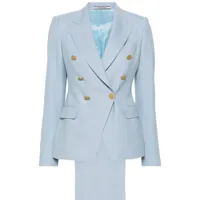 tagliatore tailleur t-alicya à veste à boutonnière croisée - bleu