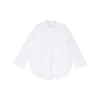 by malene birger chemise derris en coton - blanc