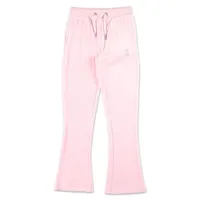 juicy couture kids pantalon de jogging en velours - rose