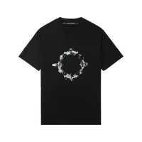 julius t-shirt à imprimé abstrait - noir