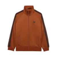 needles veste zippée à logo brodé - orange