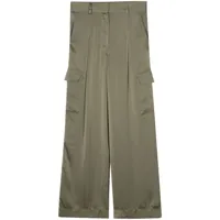 ba&sh pantalon cary à coupe droite - vert