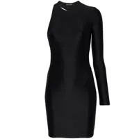 balenciaga robe courte à coupe asymétrique - noir