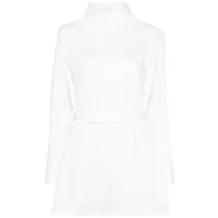 issey miyake chemise voile en coton - blanc