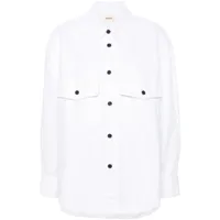 khaite chemise oversize the mahmet - blanc