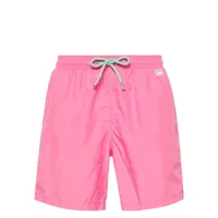mc2 saint barth x pantone™ appliqué-detail swim shorts - rose