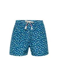 mc2 saint barth crab-print swim shorts - bleu