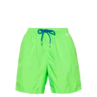mc2 saint barth x pantone™ appliqué-detail swim shorts - vert