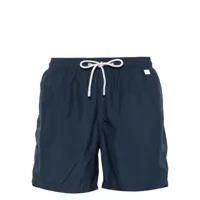 mc2 saint barth x pantone™ appliqué-detail swim shorts - bleu